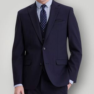 HART SHAFFNER MARX Men’s 41R Navy Wool Blazer Sport Coat Jacket Chicago fit